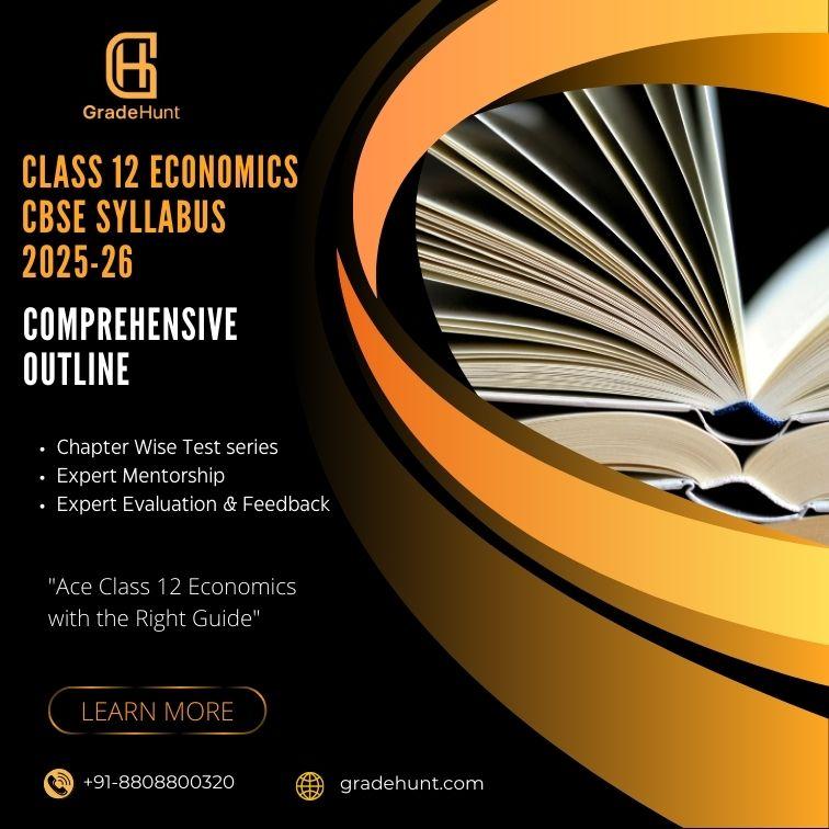 Class 12 Economics CBSE Syllabus 2026-27: Comprehensive Outline