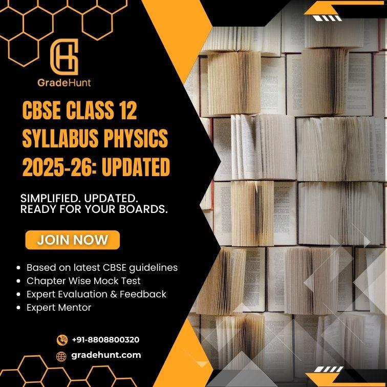 CBSE Class 12 Syllabus Physics 2026-27: Updated