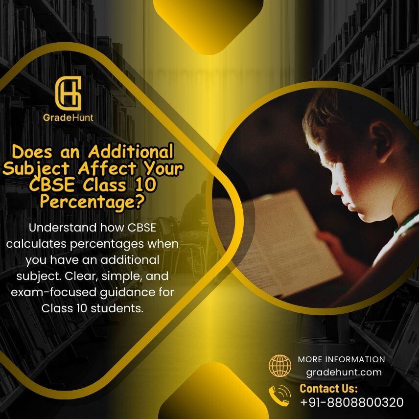Is Additional Subject Counted in CBSE Class 10 Percentage?