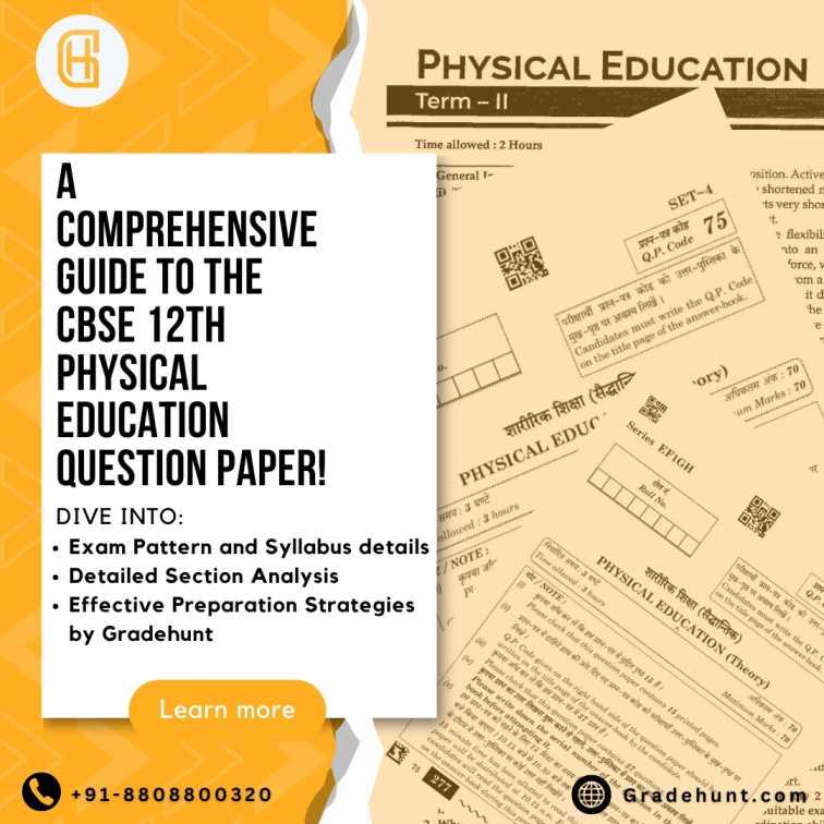 A Comprehensive Guide to the CBSE 12th Physical Education Question Paper