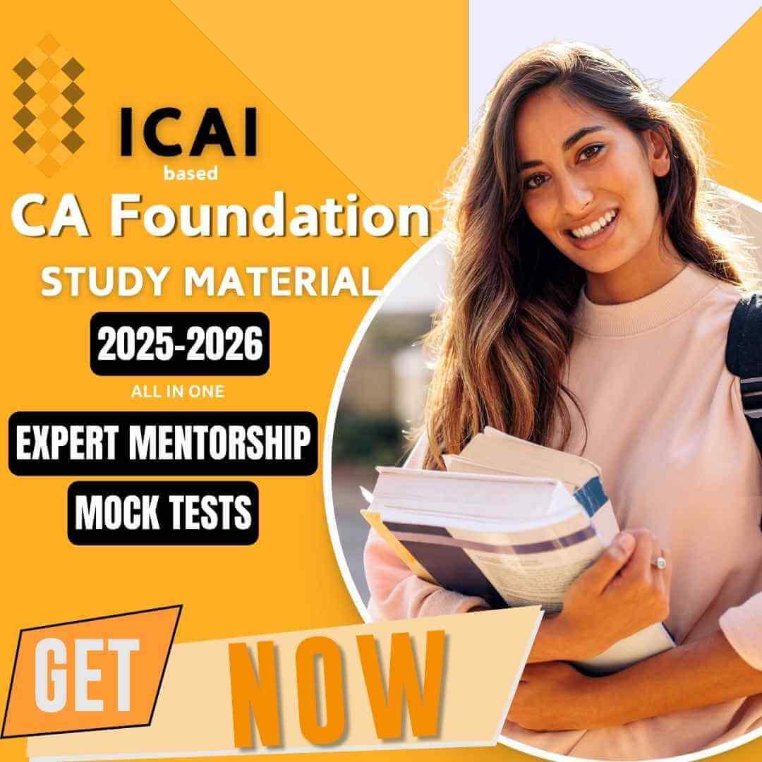 CA Foundation Study Material by ICAI: Subject-wise Guide