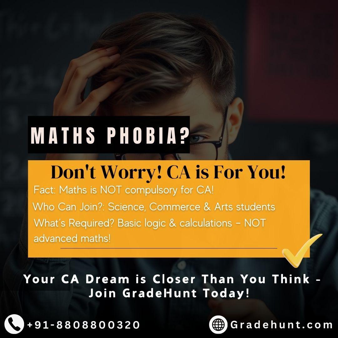 Is Maths Compulsory for CA?