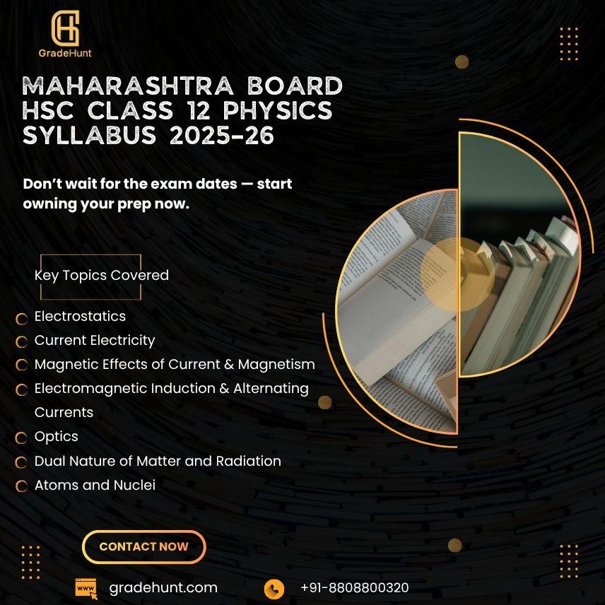 Maharashtra Board HSC Class 12 Physics Syllabus 2026-27