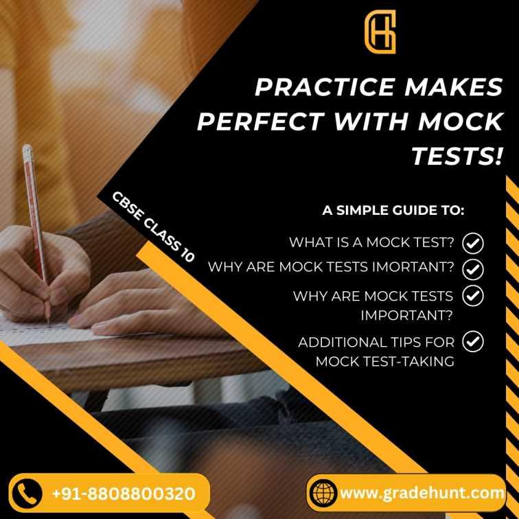 CBSE Class 10 Mock Tests - Download Free Sample Papers