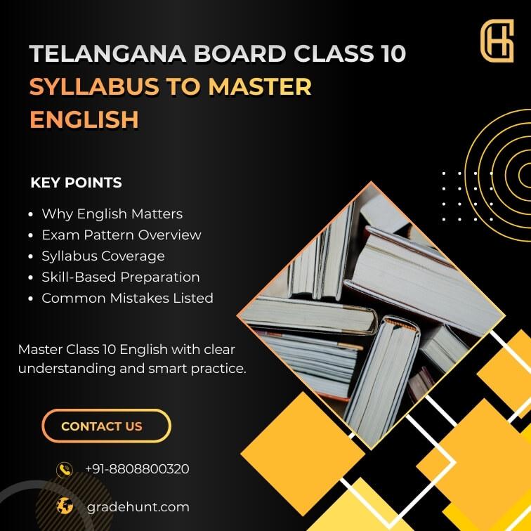 Telangana Board Class 10 Syllabus to Master English
