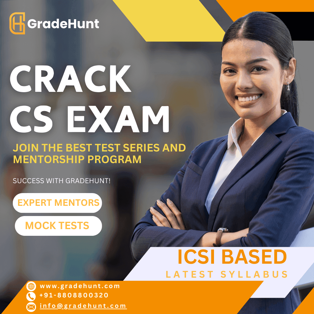 Best Test Series for CS Executive and CS Professional exams
