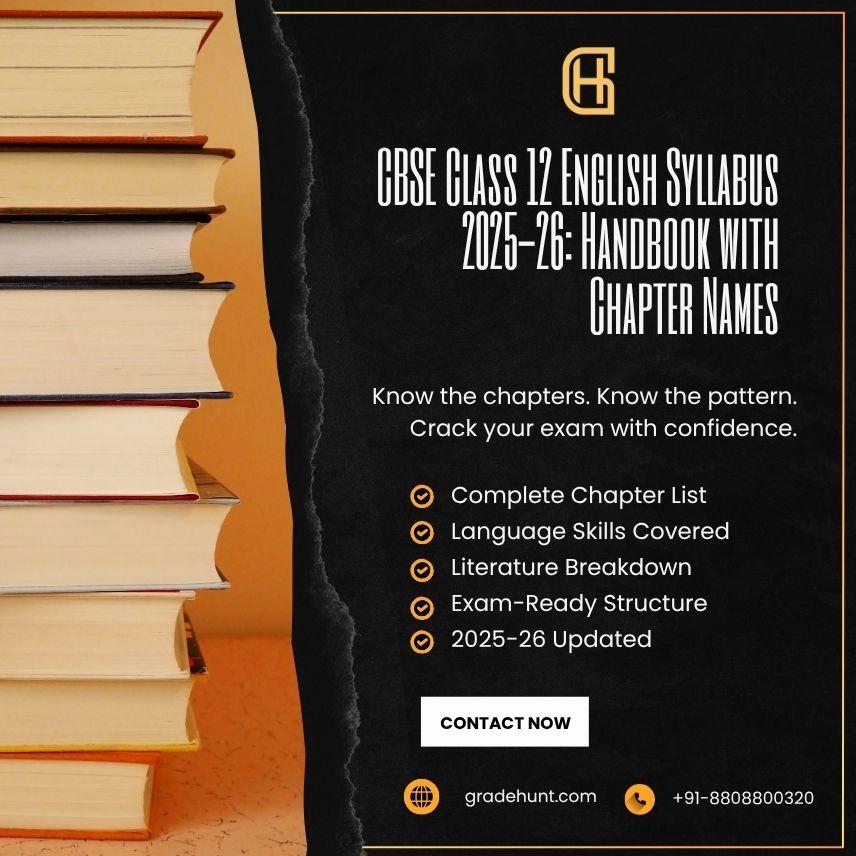 CBSE Class 12 English Syllabus 2026-27: Handbook with Chapter Names